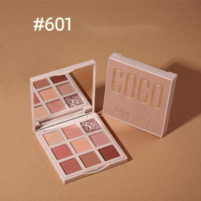 GOGOTALES Christmas Chocolate Matte Pearl Glitter Eyeshadow Palette 603