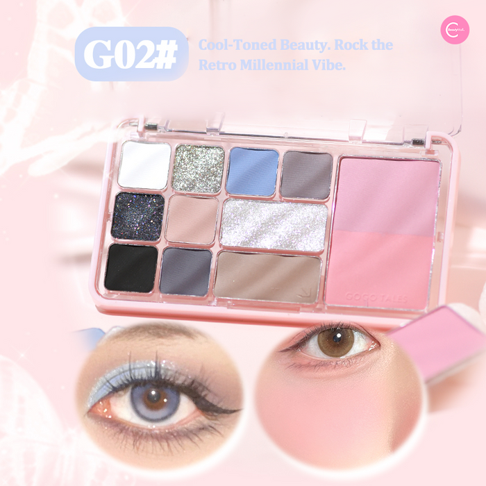 GOGOTALES "Love at First Blush" Multi-Function Palette detail