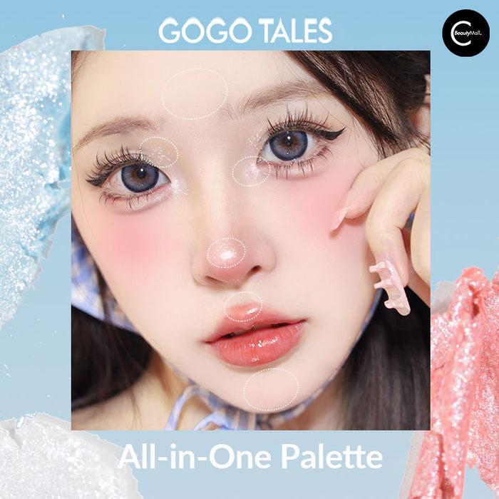 GOGOTALES Monochromatic Highlighter Palette detail