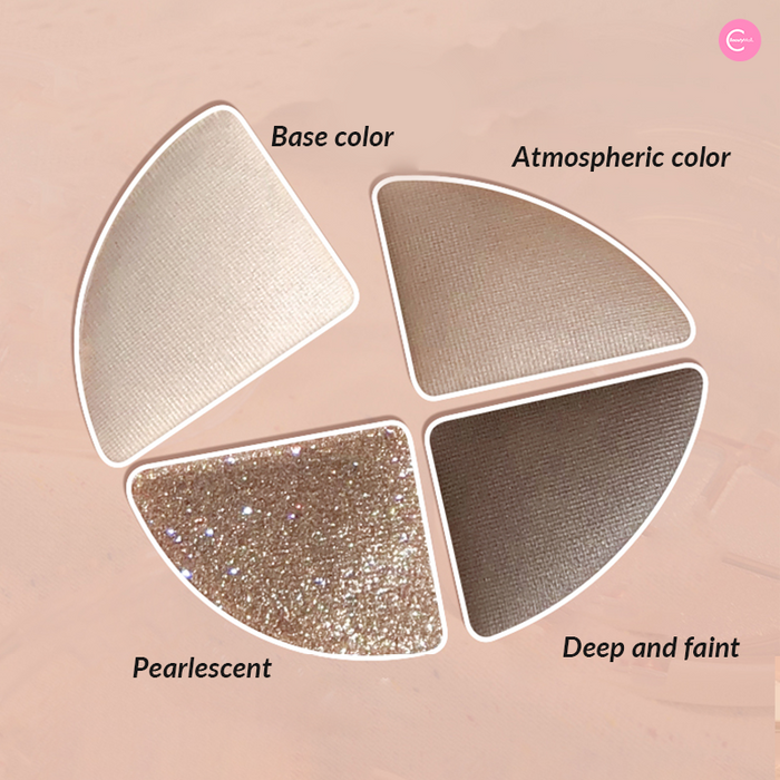 GOGOTALES Palm Treasure 4-Shade Eyeshadow Palette G04