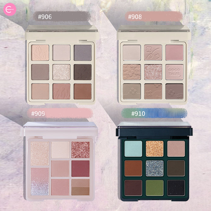 GOGOTALES Secret Garden Matte Pearl Glitter Eyeshadow Palette 907