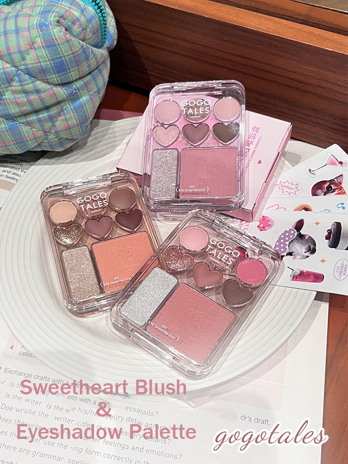 GOGOTALES Sweetheart Blush & Eyeshadow Palette G02