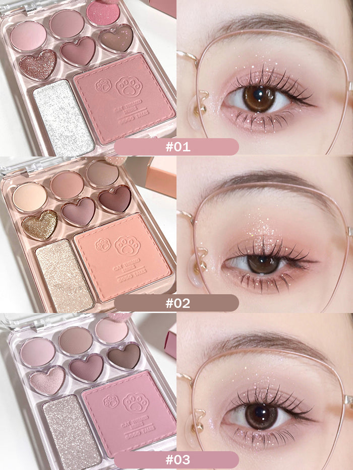 GOGOTALES Sweetheart Blush & Eyeshadow Palette G03