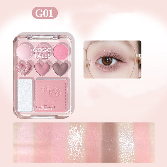 GOGOTALES Sweetheart Blush & Eyeshadow Palette G04