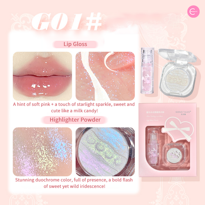 GOGOTALES Twinkling Stars Makeup Gift Set detail