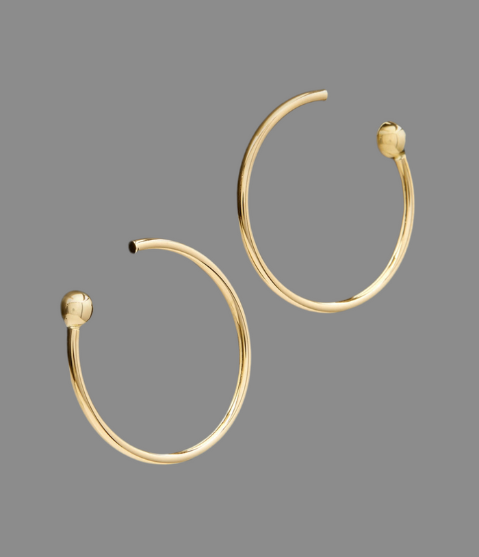 Gold Hoop Earrings