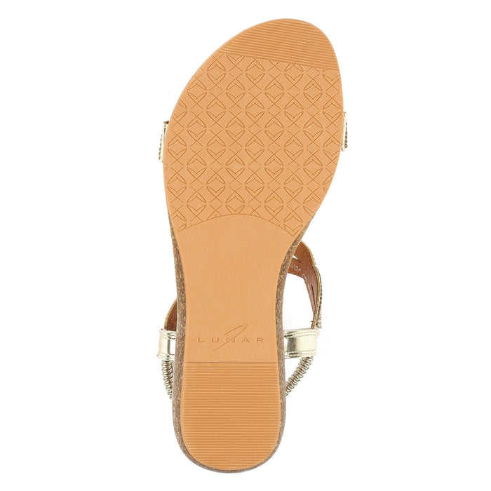 Jordan Gold Wide Fit Sandal