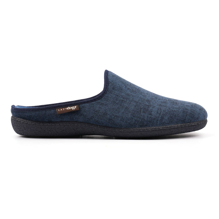 Graham Navy Mule Slipper