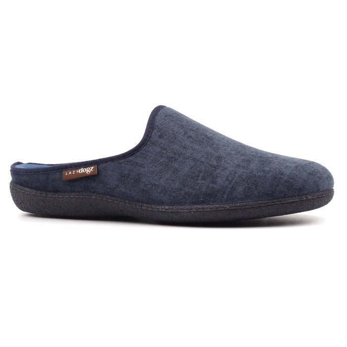 Graham Navy Mule Slipper