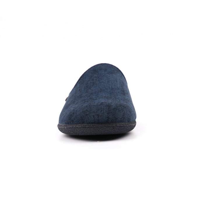 Graham Navy Mule Slipper