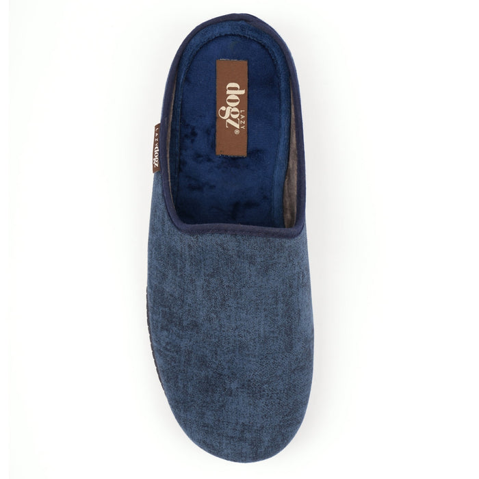 Graham Navy Mule Slipper