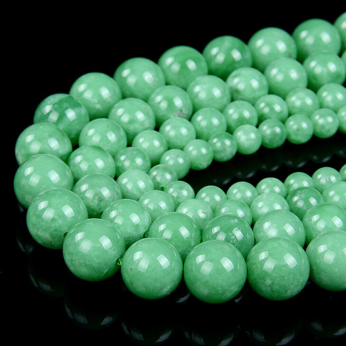 Green Amazonite Gemstone Gold-filled Beaded Bracelet