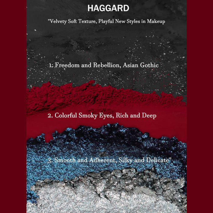 HAGGARD luxury Eyeshadow Palette style DAUGHTER OF SATAN