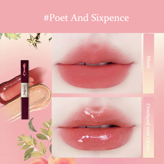 HAGGARD Scepter Series Dual-Ended Lip Lacquer style #Moon Scepter
