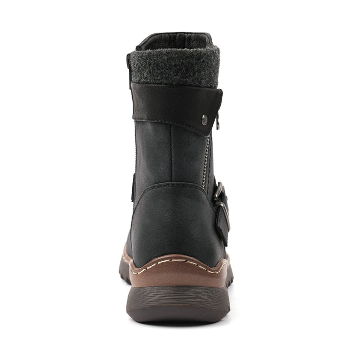 Haley Black Waterproof Ankle Boot