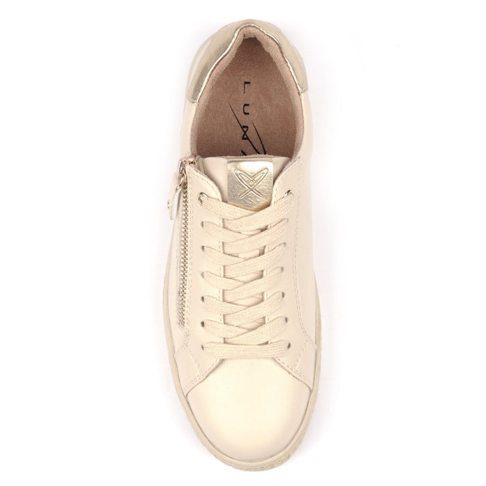 Hallie Beige Trainer