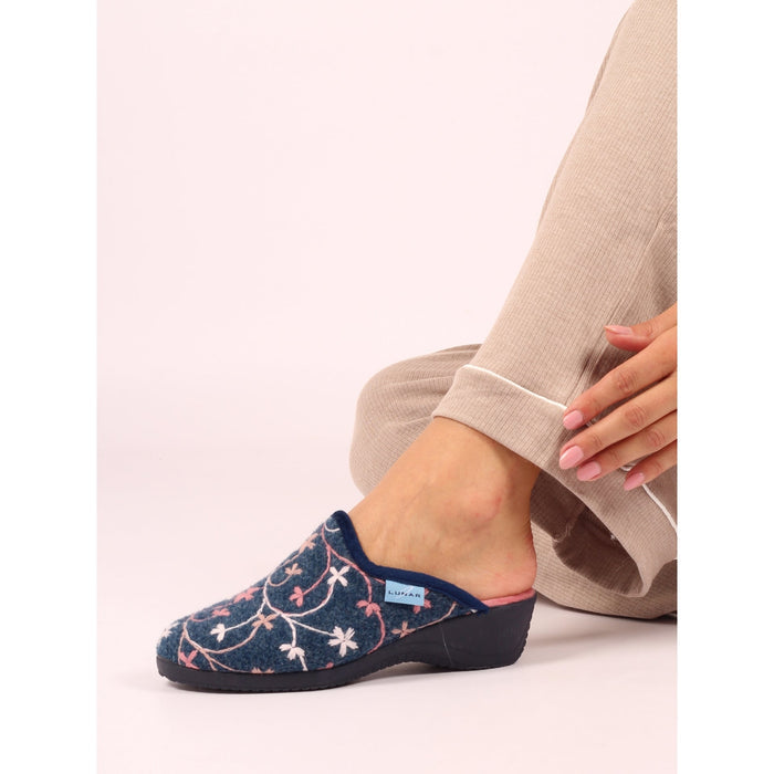 Harlow Blue Slipper
