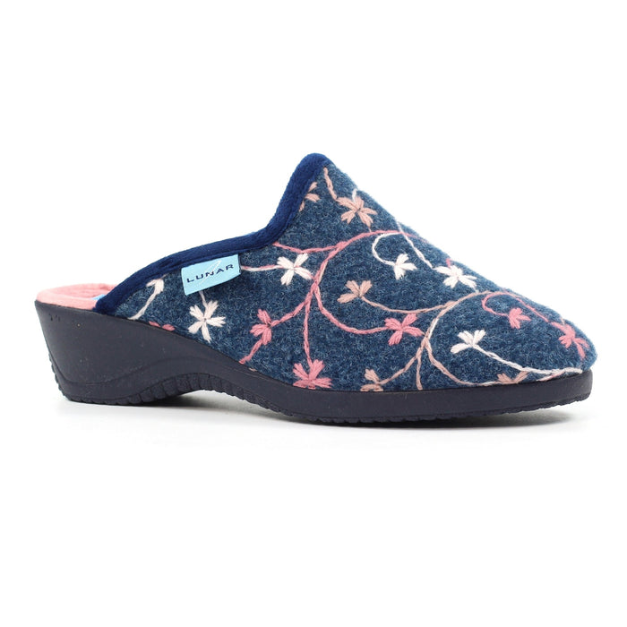 Harlow Blue Slipper