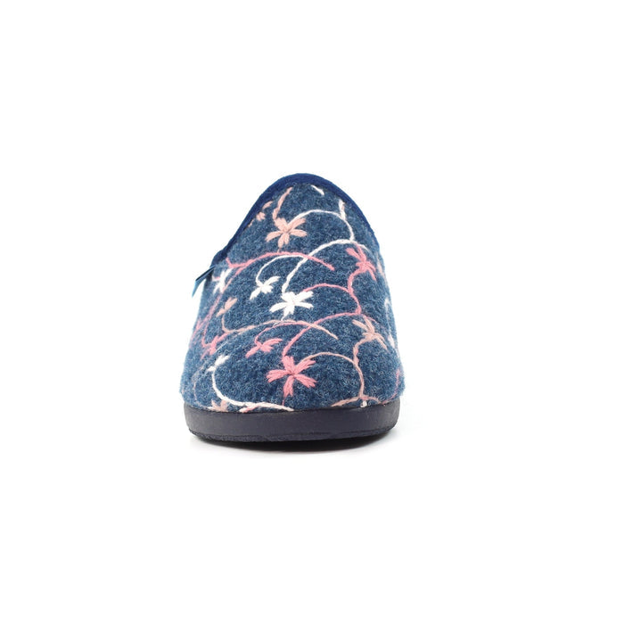 Harlow Blue Slipper