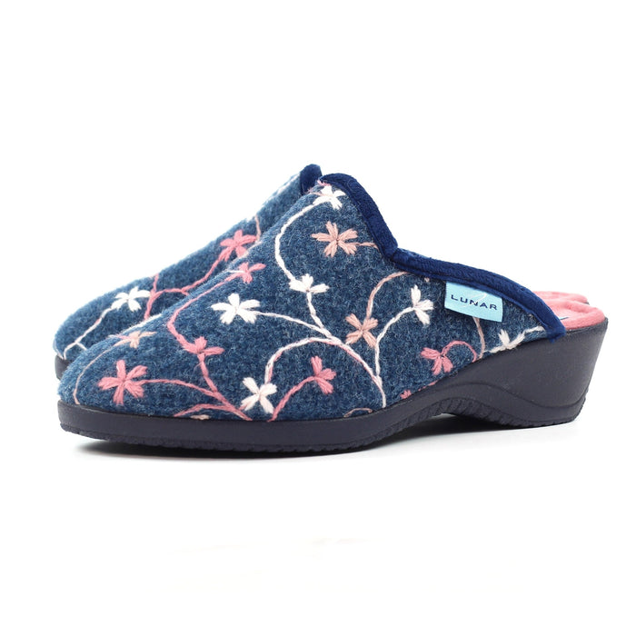 Harlow Blue Slipper