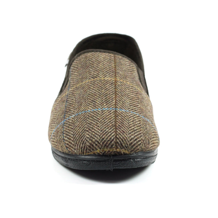 Harrison Brown Tweed Slipper