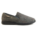 Harrison Grey Tweed Slipper