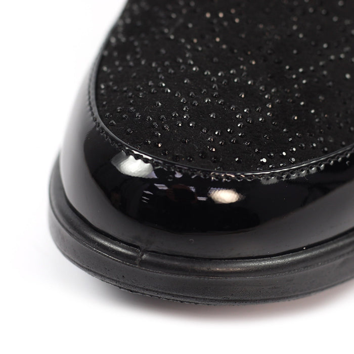 Hattie Black Wedge Shoe