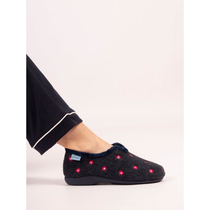 Havana Navy Slipper
