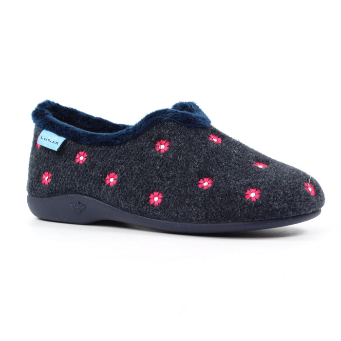 Havana Navy Slipper