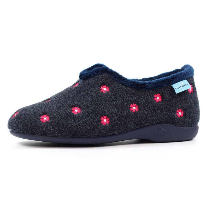 Havana Navy Slipper