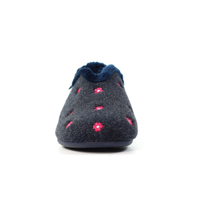 Havana Navy Slipper