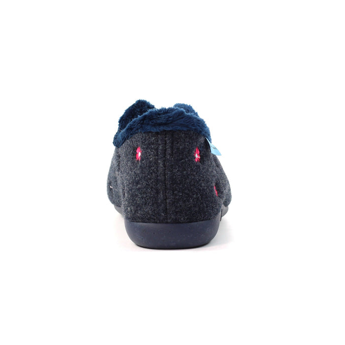 Havana Navy Slipper