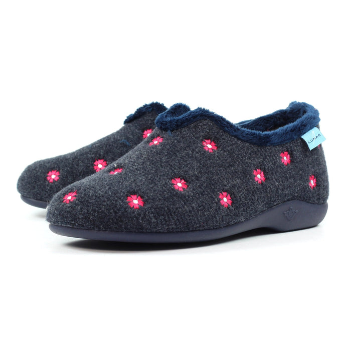 Havana Navy Slipper