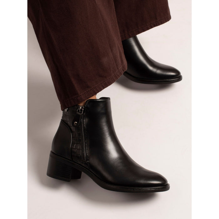 Hayley Black Ankle Boot