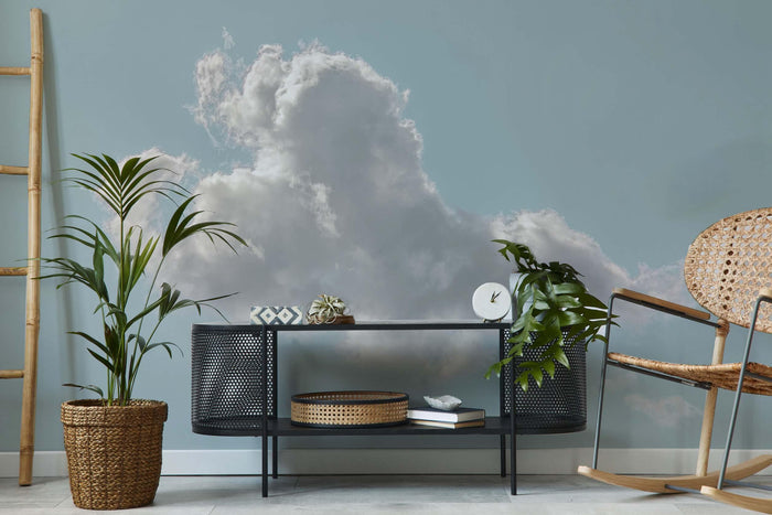 Heart Cloud Wall Mural-Wall Mural-Eazywallz