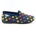 Helix Blue Polka Dot Slipper
