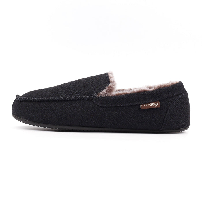Hendrix II Navy Slipper