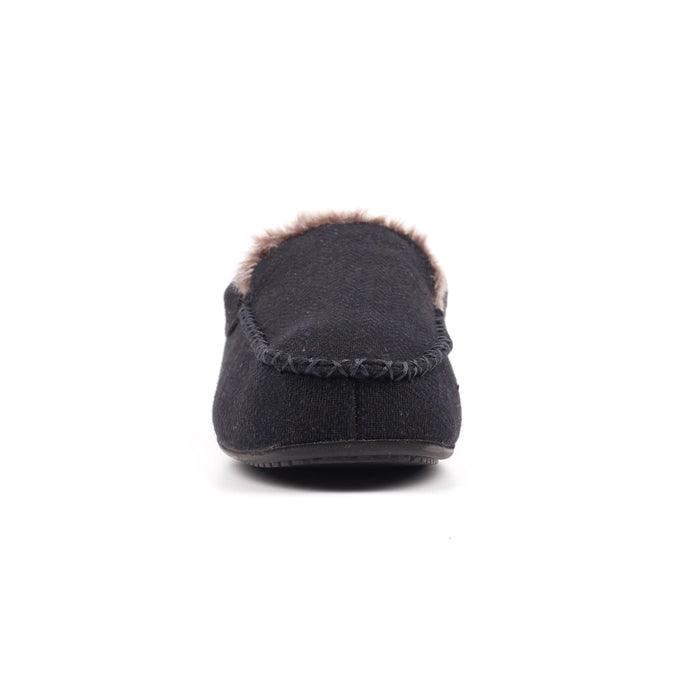 Hendrix II Navy Slipper