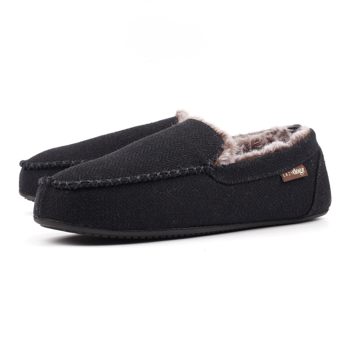 Hendrix II Navy Slipper