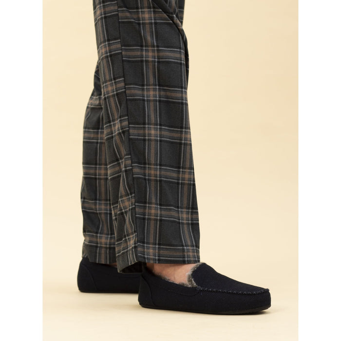 Hendrix Navy Slipper