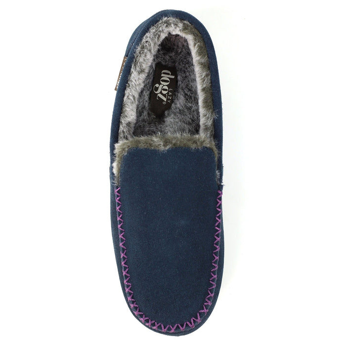 Henry Navy Slipper