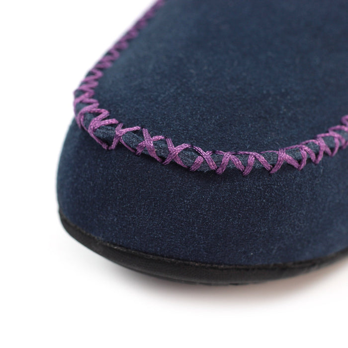 Henry Navy Slipper