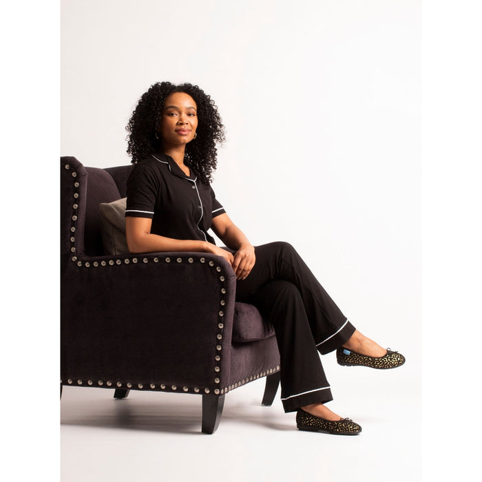 Hetty Black Pump Slipper