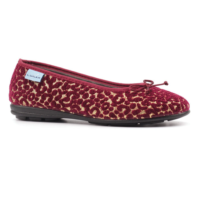 Hetty Burgundy Pump Slipper
