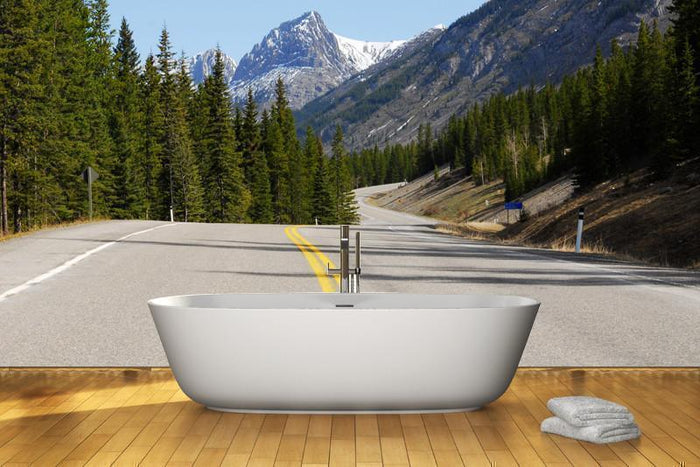 Highway to the Rocky mountains Wall Mural-Wall Mural-Eazywallz