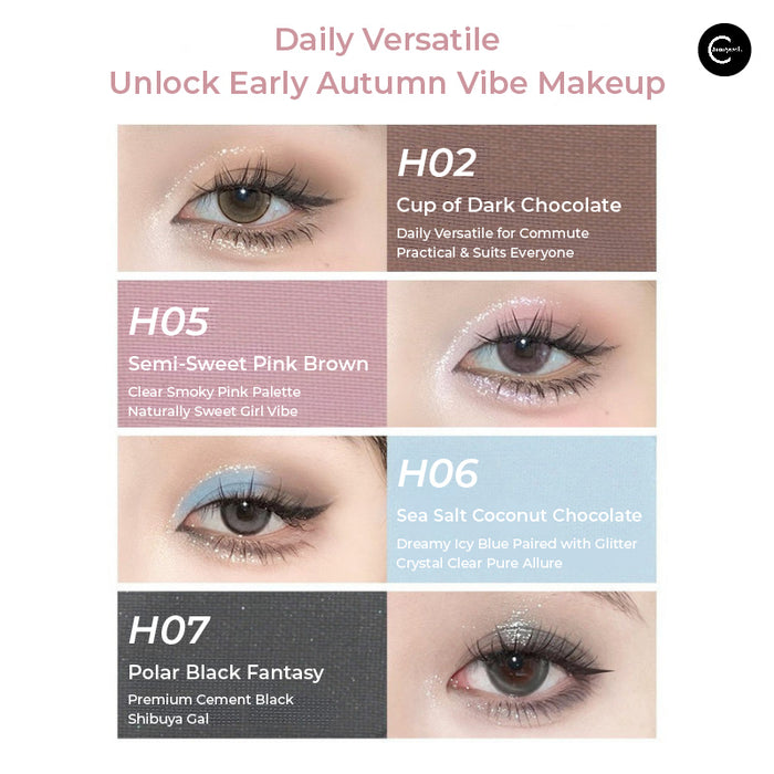 HOLD LIVE Cloud Veil Five-Color Eyeshadow Palette H03