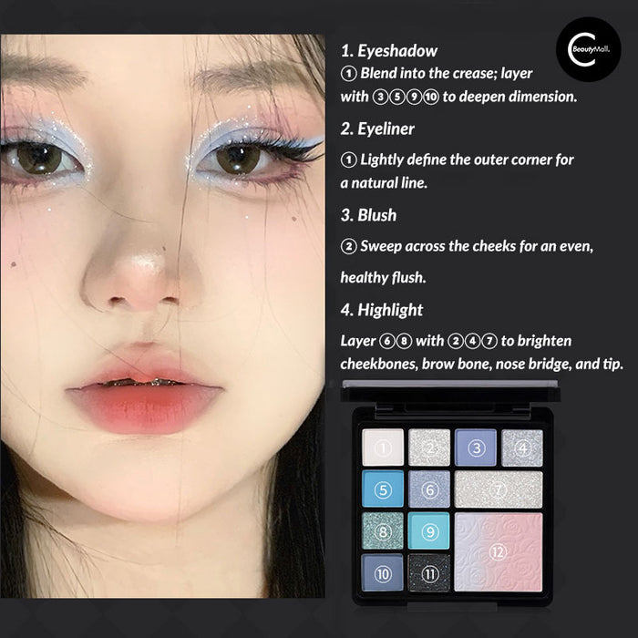 HOLD LIVE Fantasy 12-Color Eyeshadow Palette detail