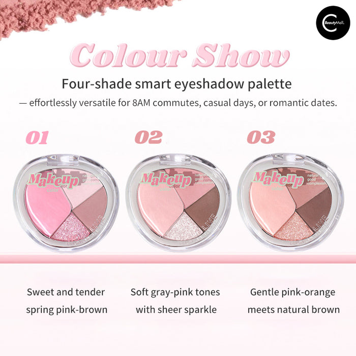 HOLD LIVE Subtle Trick Light Mist Eyeshadow Palette H03