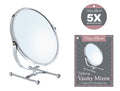 Home Details 7 5x Magnification Vanity Mirror in Chrome