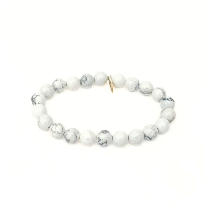 Howlite Crystal Bracelet